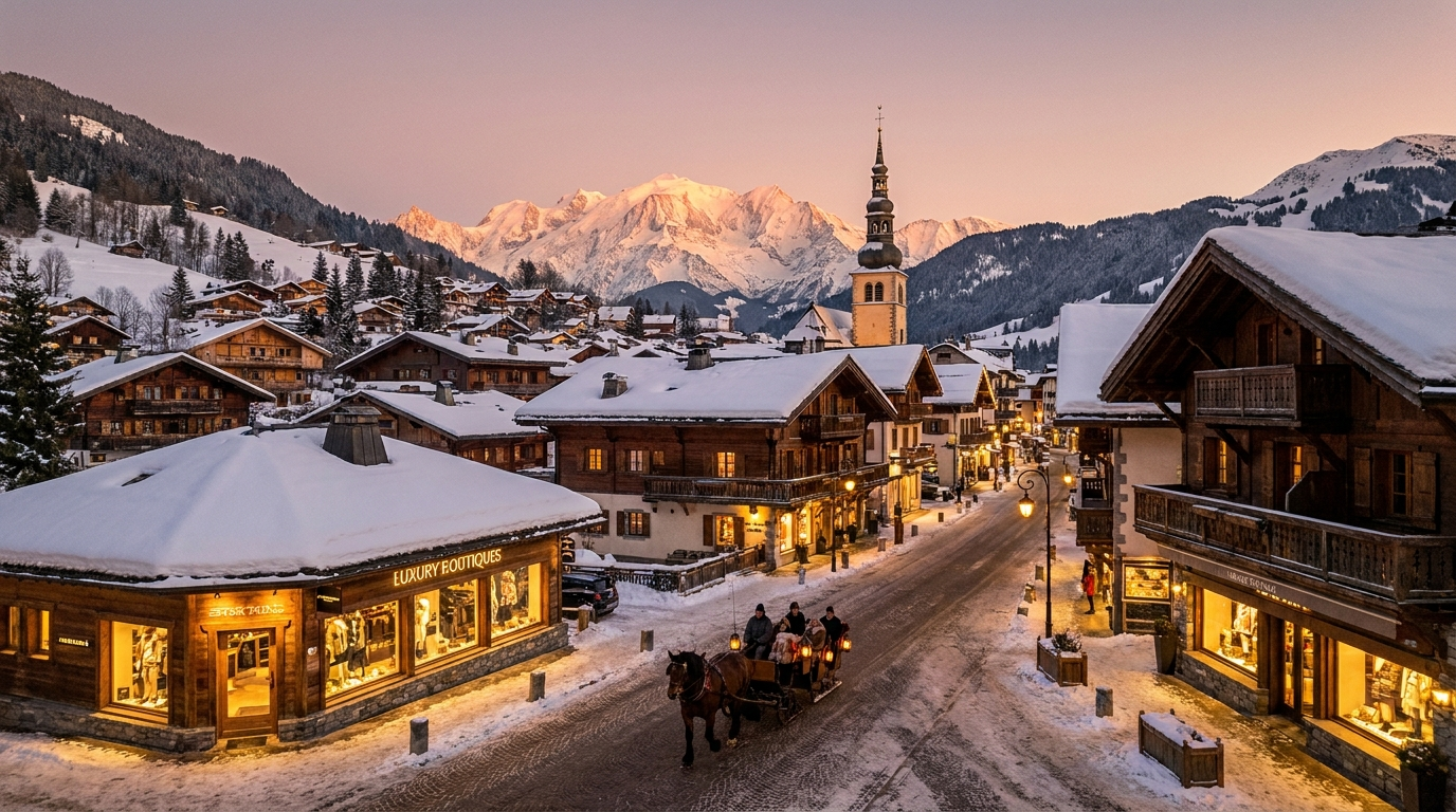 Luxury villa rentals in Megève with private pool and concierge service