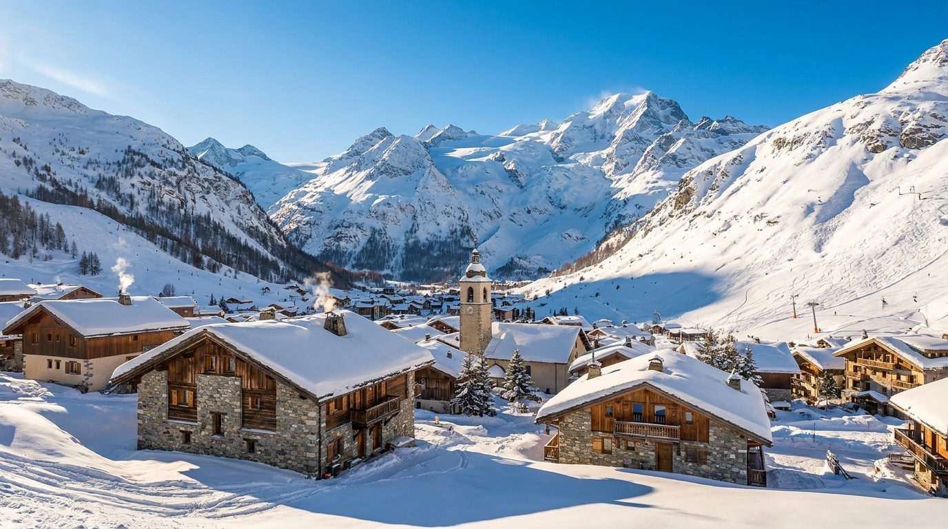 Luxury villa rentals in Val d'Isère with private pool and concierge service